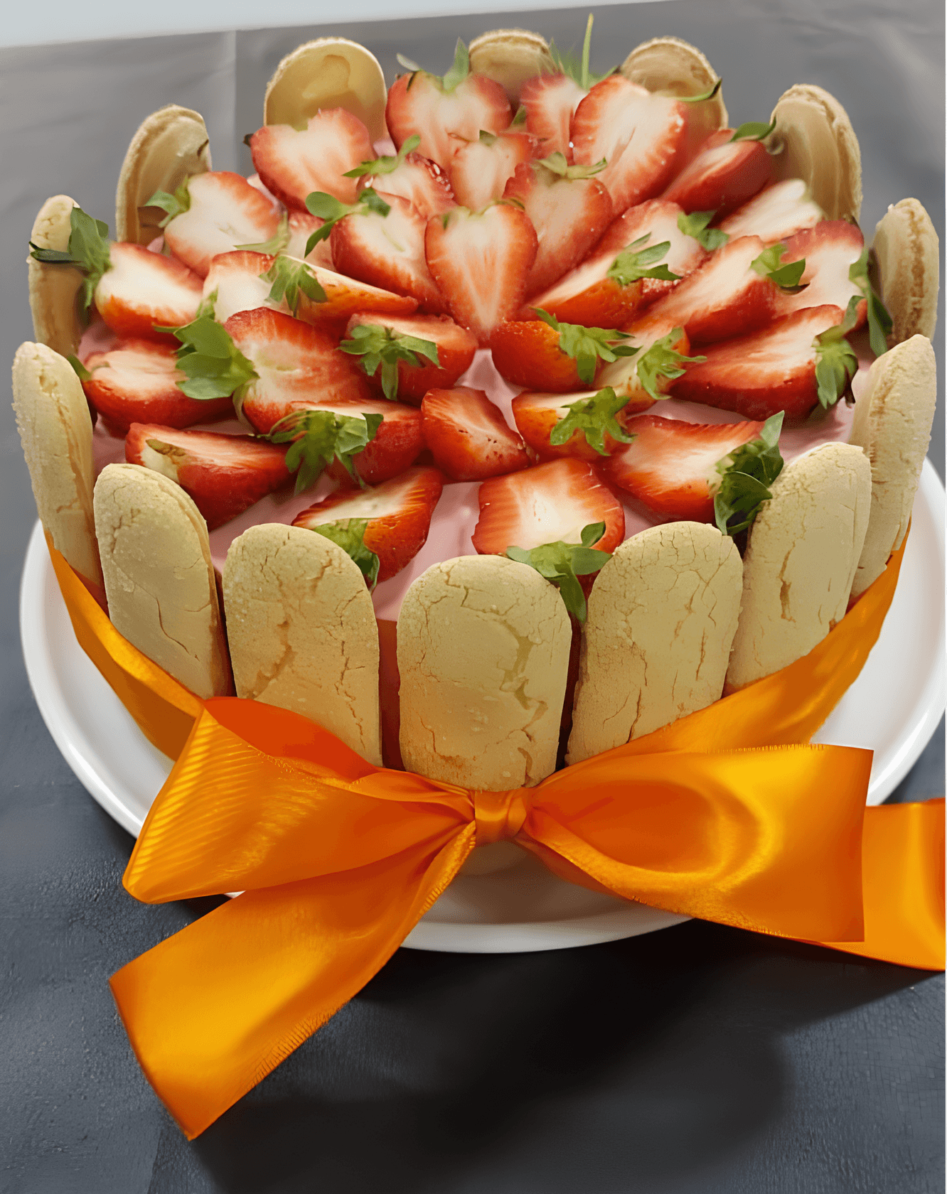 Torta Charlot de Frutas Vermelhas